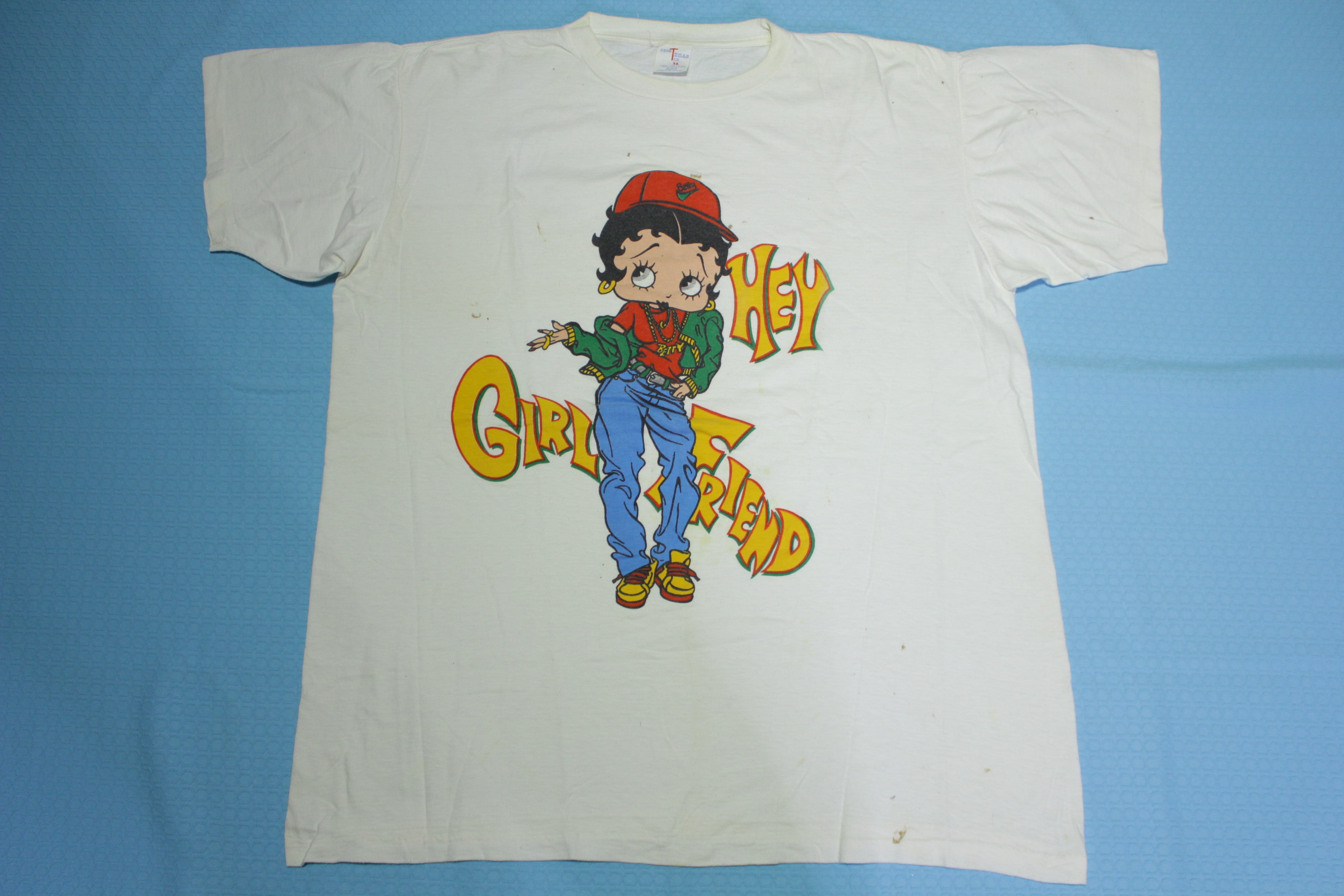 Vintage 90s 1995 Betty on sale Boop Single Stitch T Shirt Jogging Walkman