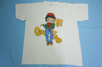 Betty Boop Vintage 90's Hey Girlfriend Single Stitch Hip Hop Nike Hat Street Wear T-Shirt