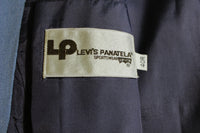 Levis Panatela Disco Denim Blazer Suit Jacket. Baby Blue 70's LP Sportswear