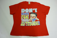 Betty Boop Vintage 2002 Don't Give Me Your Attitude King Features Syndicate T-Shirt