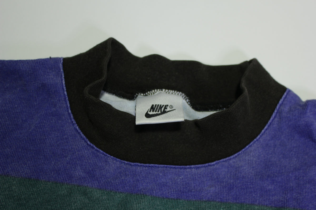 Nike Official Brand Vintage 90's 3/4 Sleeve Soccer Football T-Shirt