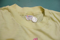 Pink Panther Spring Basketball Funny 80's Iron On Vintage Hanes Single Stitch T-Shirt