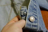 Levis 70's Trucker Jean Jacket 2 Pocket USA Made Denim Coat Blue Tab 76001-0214 674