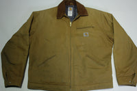 Carhartt Vintage 90s Detroit Blanket Troy Lined Work Jacket Made in USA BRN Coat