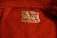 Filson Wool Scarlett Red Vintage Union Made Mackinaw Cruiser Jacket