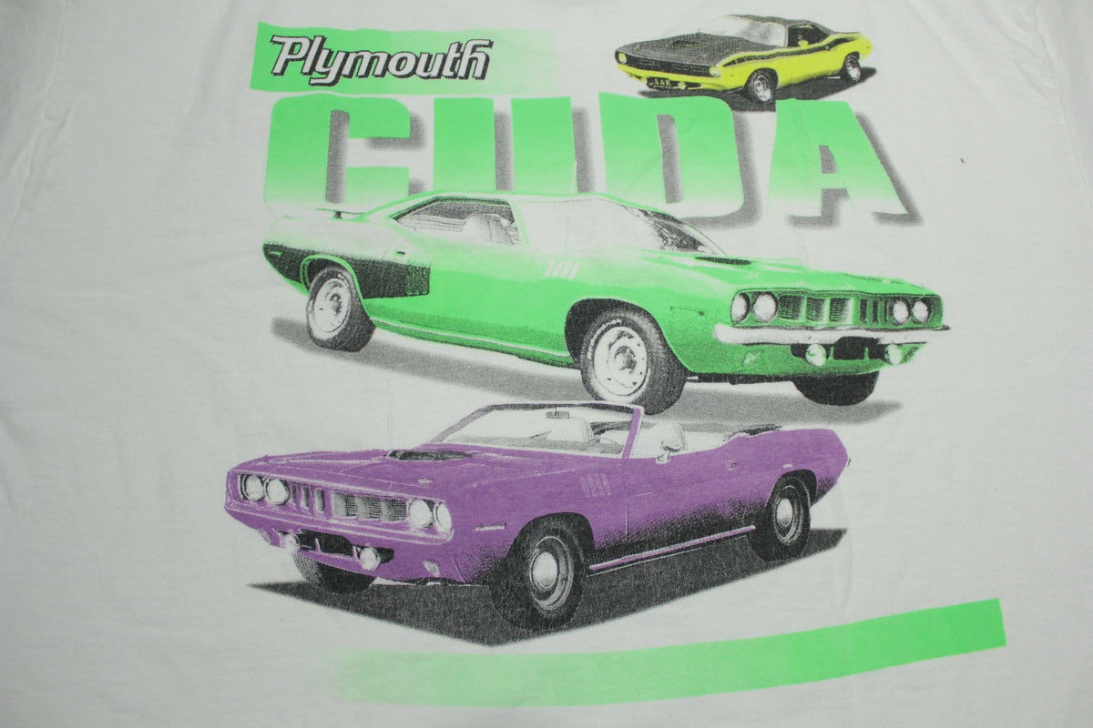 Mopar Muscle Car Vintage 90's Hemi Cuda Lee Made in USA T-Shirt