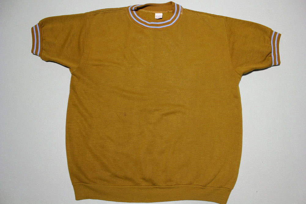 Vtg Hutspah Shirt Mens Large Short Sleeve Striped Made in USA
