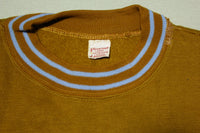 Towncraft Penneys Acrylic Short Sleeve Striped 60's Sweatshirt T-Shirt