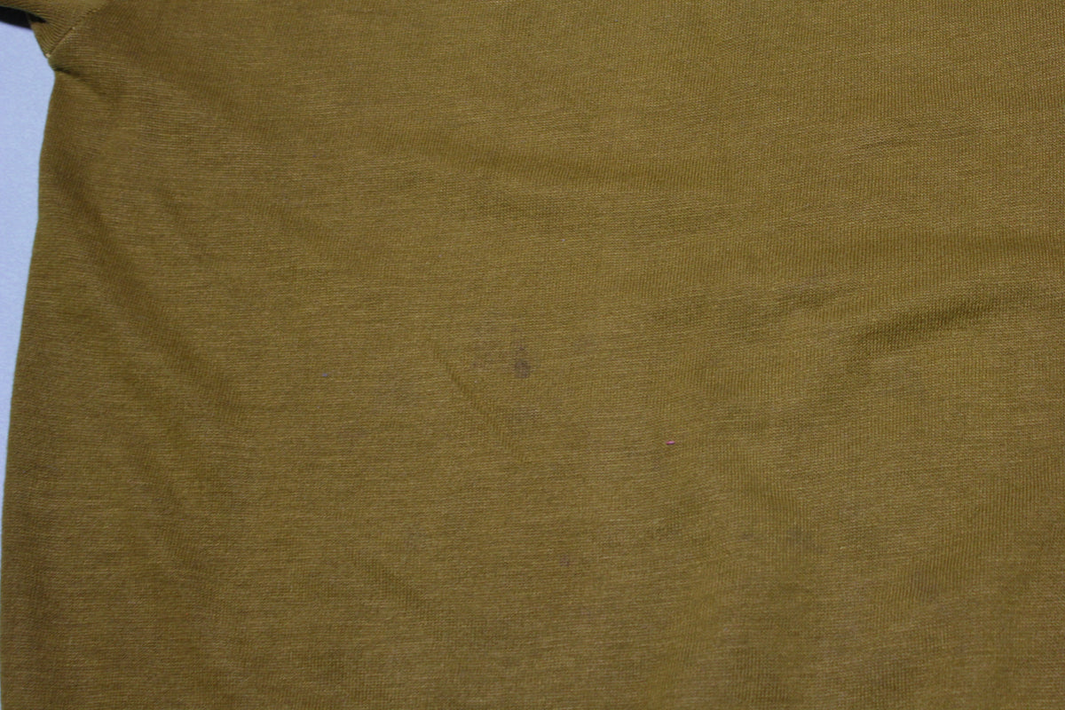 Towncraft Penneys Acrylic Short Sleeve Striped 60's Sweatshirt T-Shirt