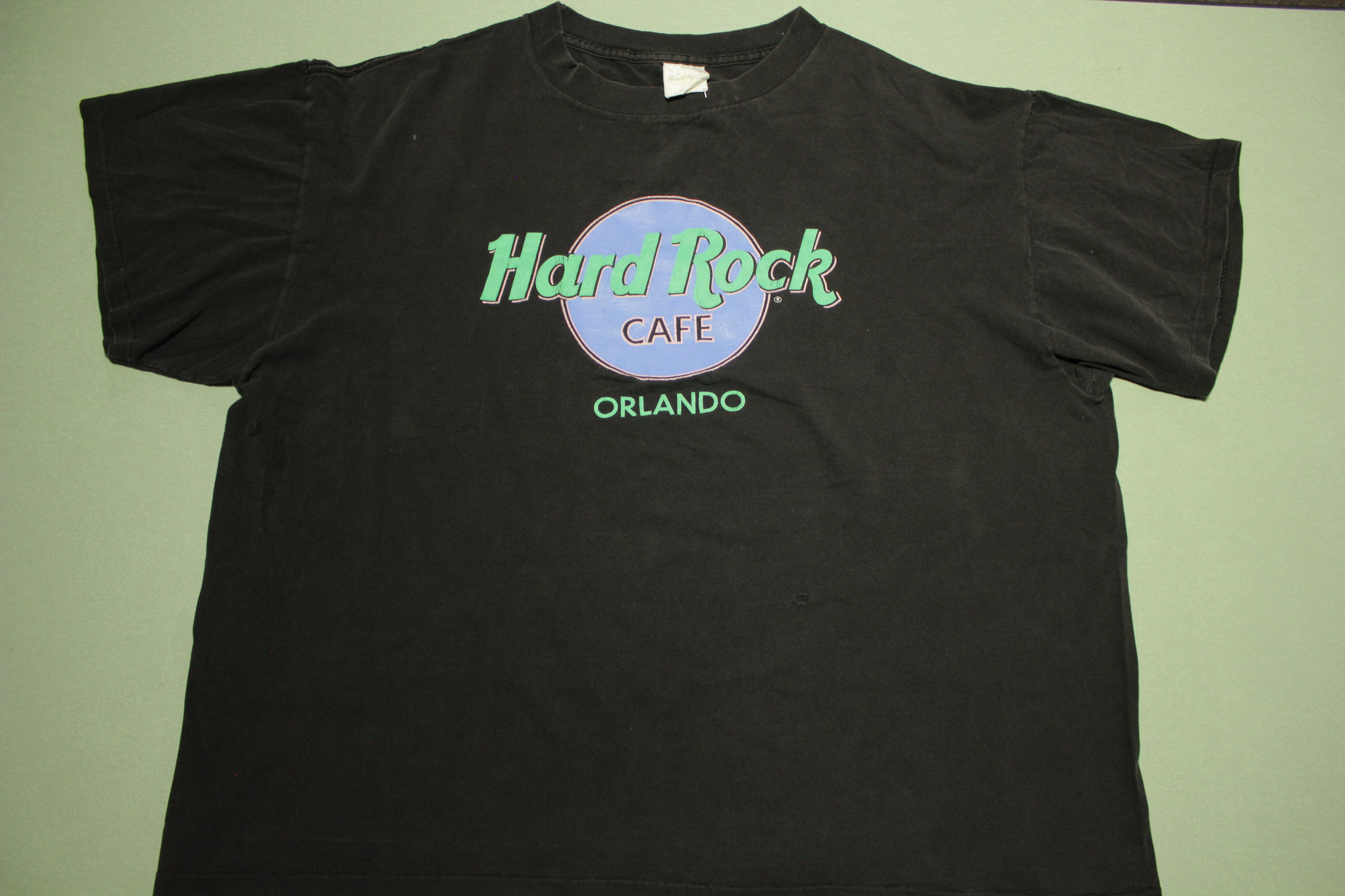 Hard Rock CAFE Orlando Vintage 90's Single Stitch Diner Made in