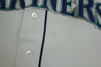 Seattle Mariners Vintage 90's Russell Made in USA Stitched Button Up Jersey
