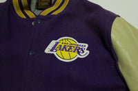 Los Angeles LA Lakers Vintage Skookum 70's Letterman's Bomber Jacket