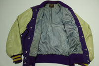 Los Angeles LA Lakers Vintage Skookum 70's Letterman's Bomber Jacket