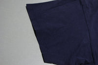 Nike Basic T-Shirt 90's Blue XXL Swoosh Tee Distressed
