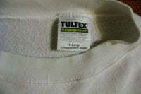 My Wife Says I Never Listen Vintage White Sweatshirt.  Cotton Blend XL