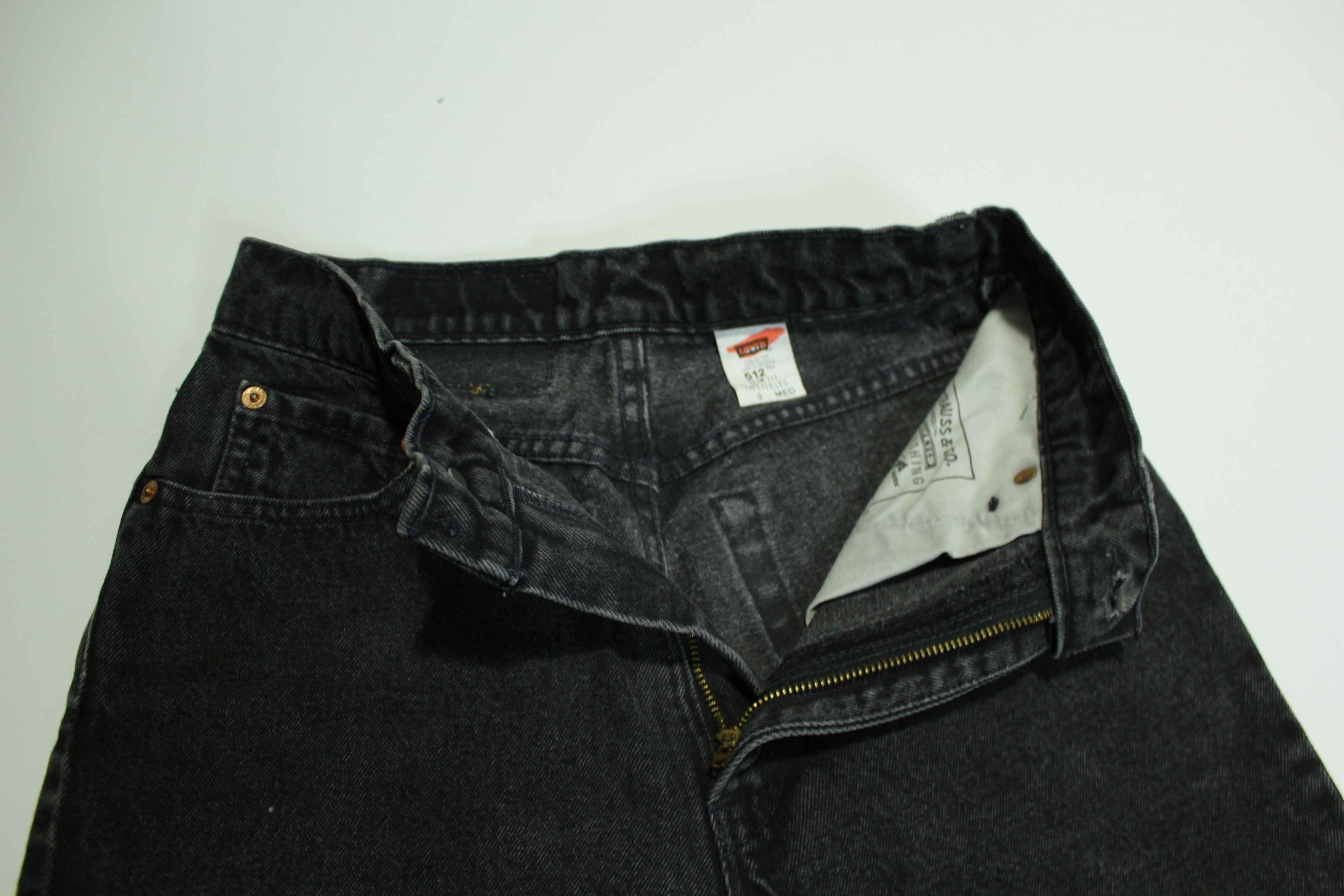 Vintage 90s Levis 512 Slim Fit High Wasted store Tapered Leg Denim Jeans Sz 13