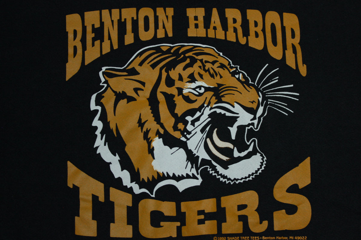 Benton Harbor Tigers Vintage 1992 Deadstock 90's Crewneck Sweatshirt