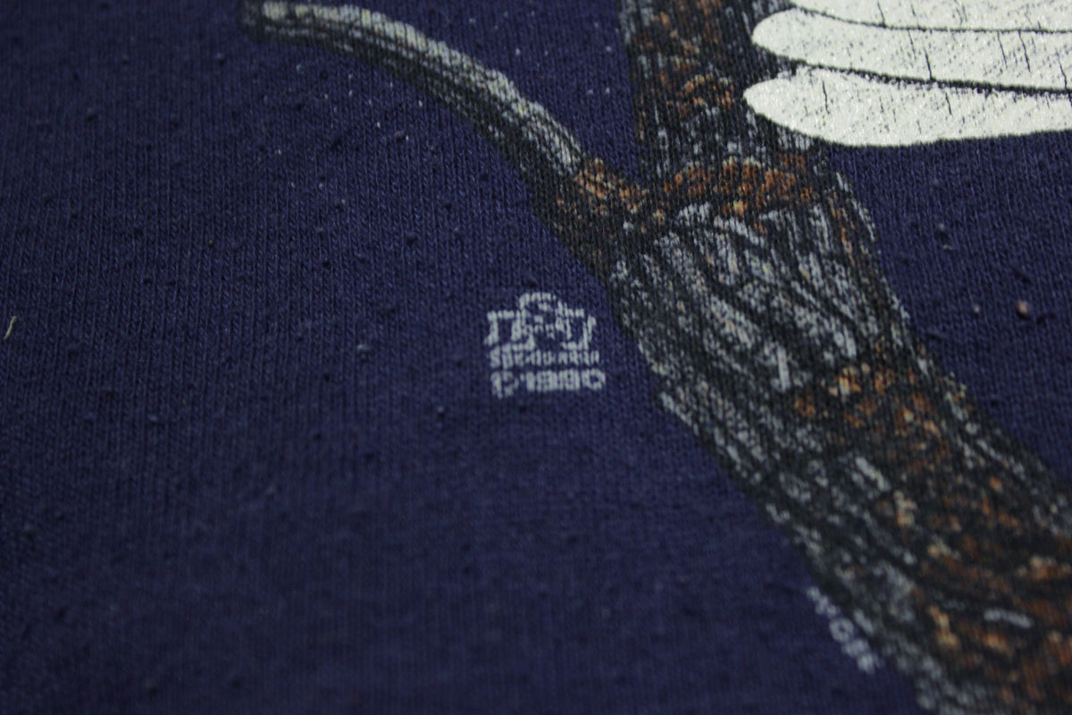 LSJ Bald Eagle 1990 Big Moon Wild 90's Crewneck Sweatshirt