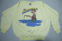 The Fisherman Sun Sportswear 1990 Big Fishing Pole 90's Crewneck Sweatshirt