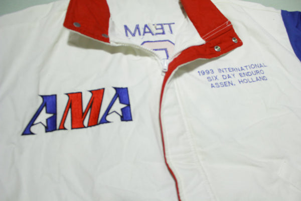 AMA Team USA ISDE 1993 Vintage 90's Moto Wear International Motocross Jacket