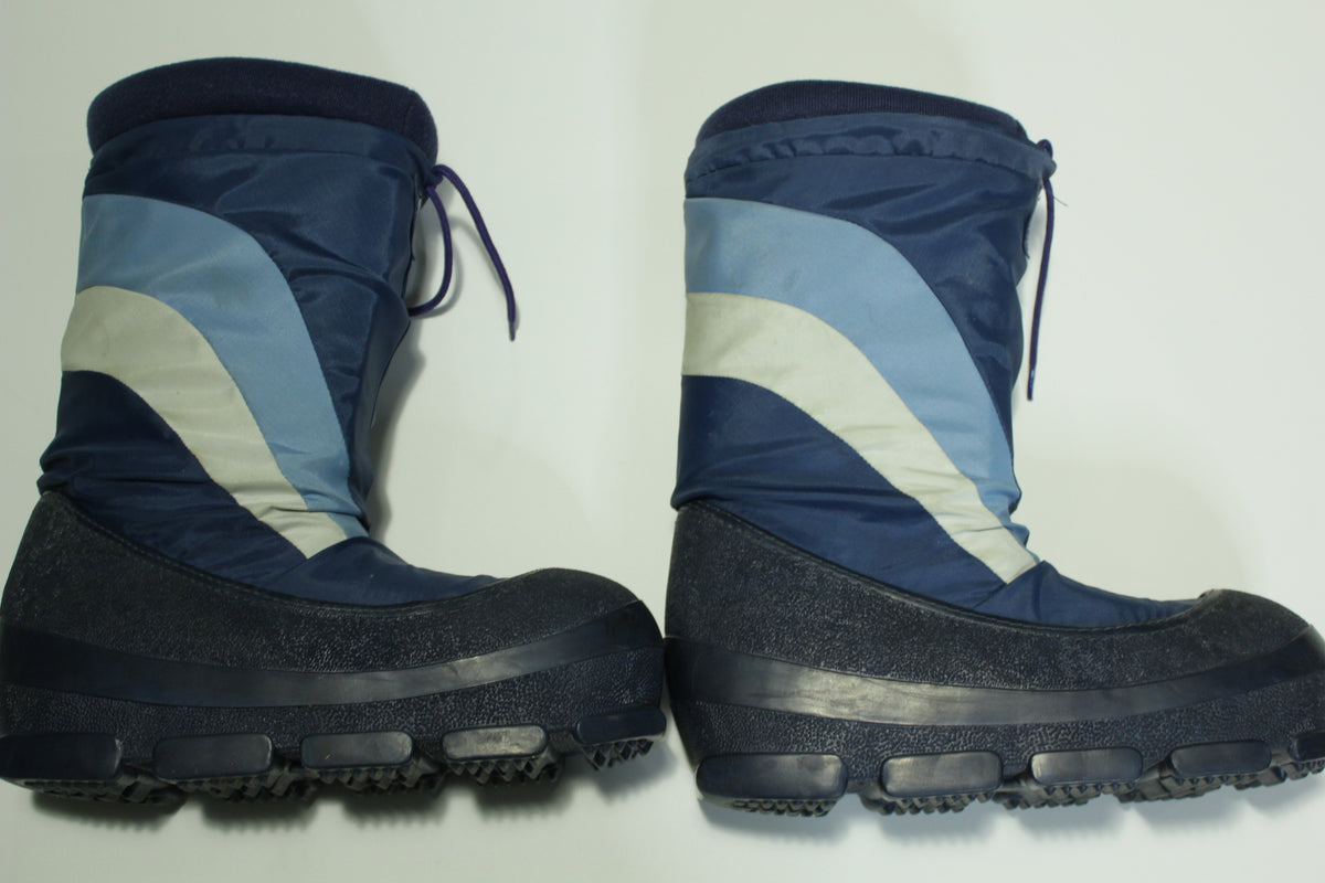 Moon Boots!! Vintage 80's Striped Napoleon Dynamite Snow Boots