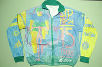 1994 STP Seattle Portland Starbucks 90's Adidas Tyvek Cycling Racing Bicycle Jacket