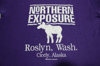 Northern Exposure Vintage Roslyn, Washington Cicely Alaska Movie Promo 90s T-Shirt
