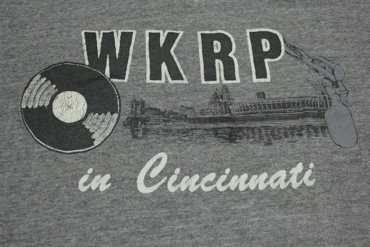 WKRP Vintage 80s Single Stitch USA Movie TV Promo Very Soft Thin T-Shirt