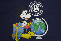 Destination Epcot Vintage 90's Disney World Mickey Mouse Mickey Inc USA T-Shirt