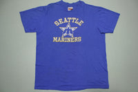 Seattle Mariners Vintage 80's Hanes Beefy Single Stitch Old Logo USA T-Shirt