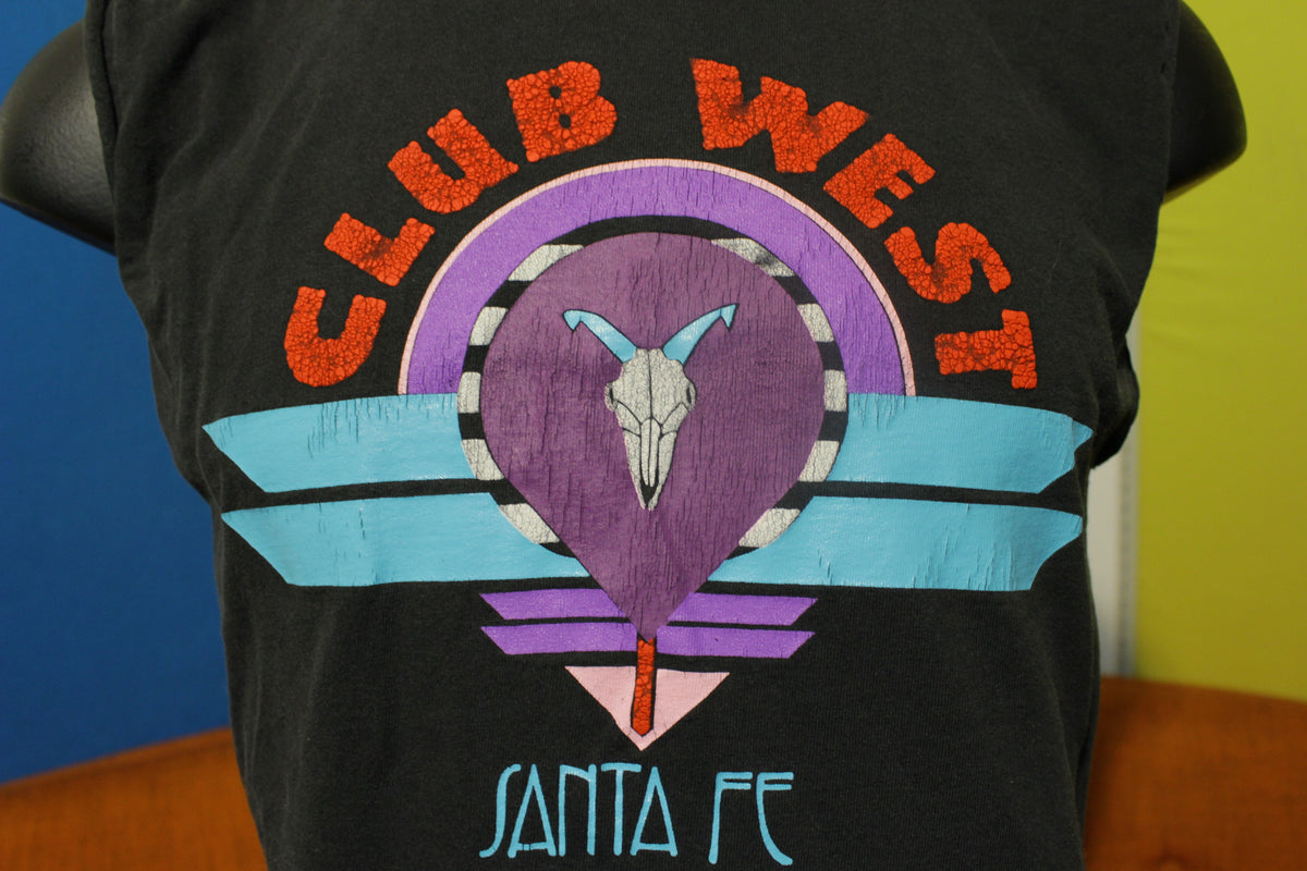 Club West Santa Fe Vintage 90's Southwestern Muscle Shirt 80's Tee