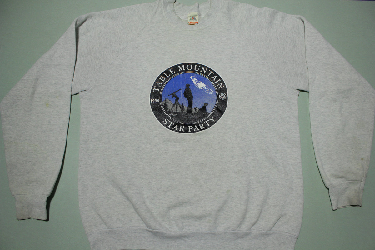 Table Mountain Star Party 1993 Vintage FOTL 90s Crewneck Sweatshirt