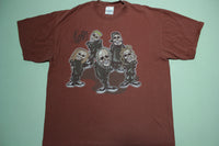 Korn Vintage Giant  90's 00's Skull Band Concert Tour Rare M & O T-Shirt