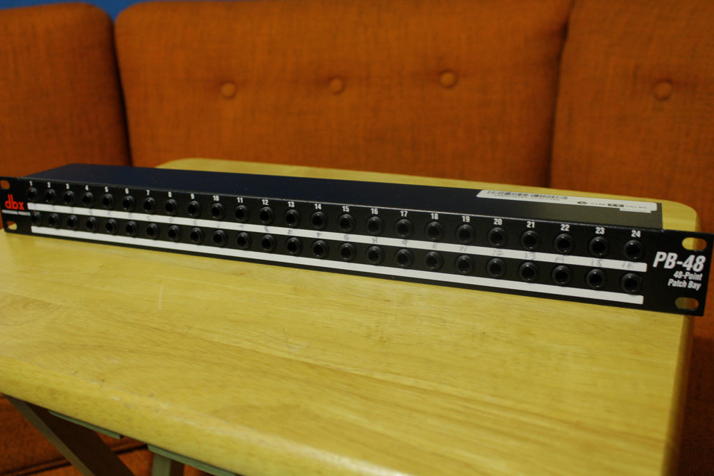 【美品】dbx PB-48 48-Point Patch Bay パッチ ベイ dbx PB-48 48-Point 1/4