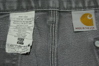 Carhartt Vintage Distressed B01 Double Knee Front Work Construction Utility Pants GVL