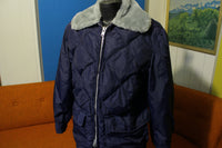 Schott Bros Down Prime Northern Goose Vintage 70's Navy Puffer Jacket