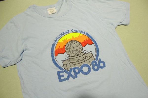 Expo 86 Vancouver Canada  Vintage 80's 1986 Worlds Fair T-Shirt