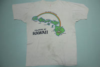 Hawaii Islands Rainbow Connection Vintage 80's Happy Shirt Single Stitch RN 20100 T-Shirt