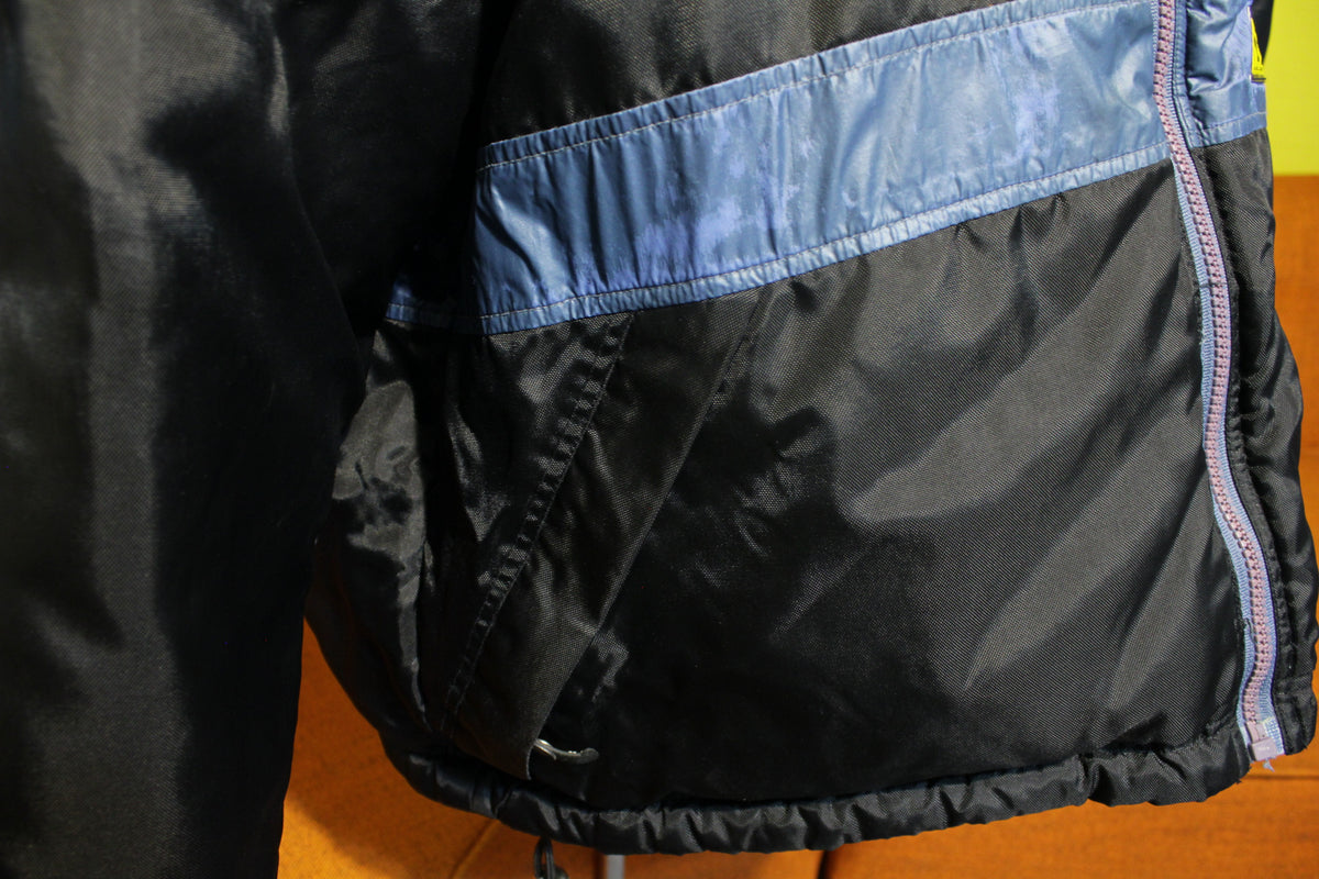 Marc Buchanan Pelle Vtg Puffer Hip Hop Gangster Reversible Coat Urban Jacket