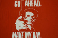 Sudden Impact Go Ahead Make My Day Vintage 80s Clint Eastwood Movie T-Shirt