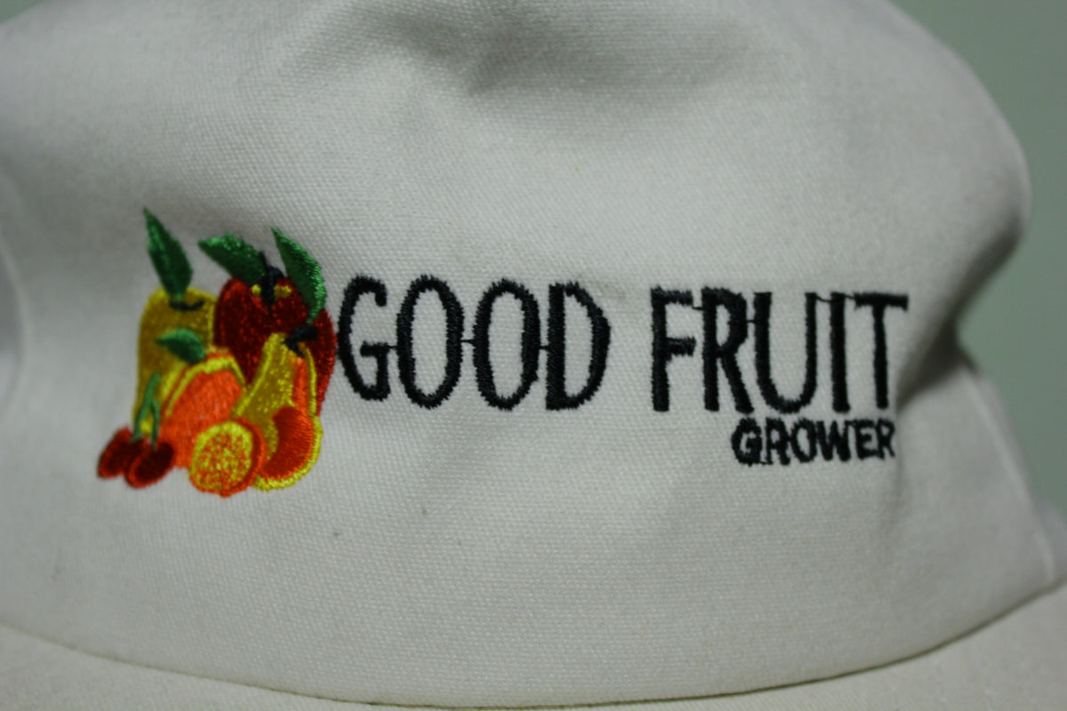 Good Fruit Grower Cocaine White Vintage 80's Adjustable Snap Back Hat