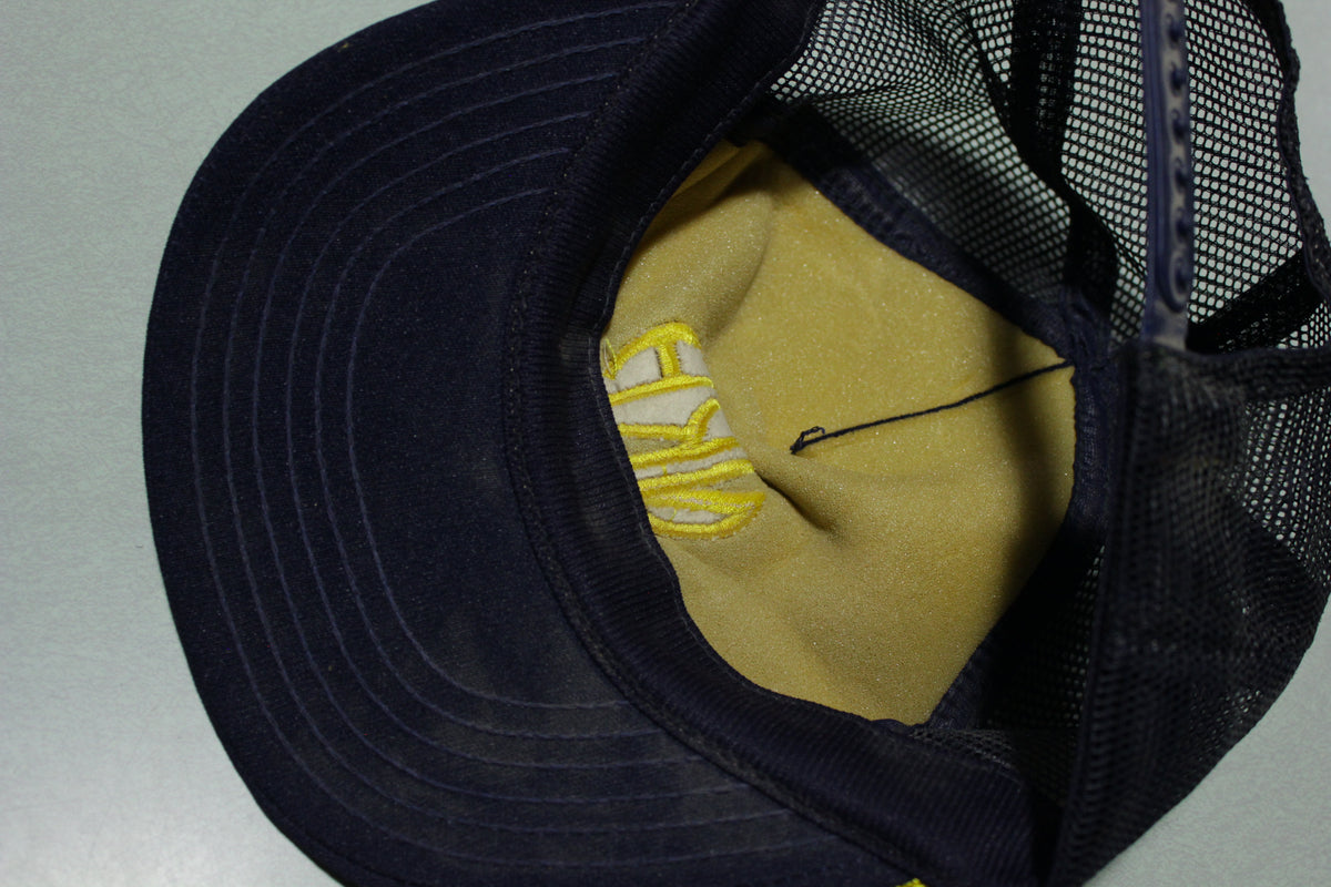 NRA National Rifle Association Rope Cord Vintage 80's Adjustable Snap Back Hat
