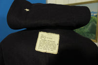 U.S. Navy Cracker Jack Uniform Shirt. Vtg Eagle Patch Wool Striped DSA 100-2488