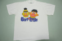 Bert & Ernie Vintage 90s Sesame Street Tag Movie Promo T-Shirt
