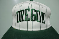 Oregon Pinstripe Collegiate Vintage 80's Adjustable Snap Back Hat
