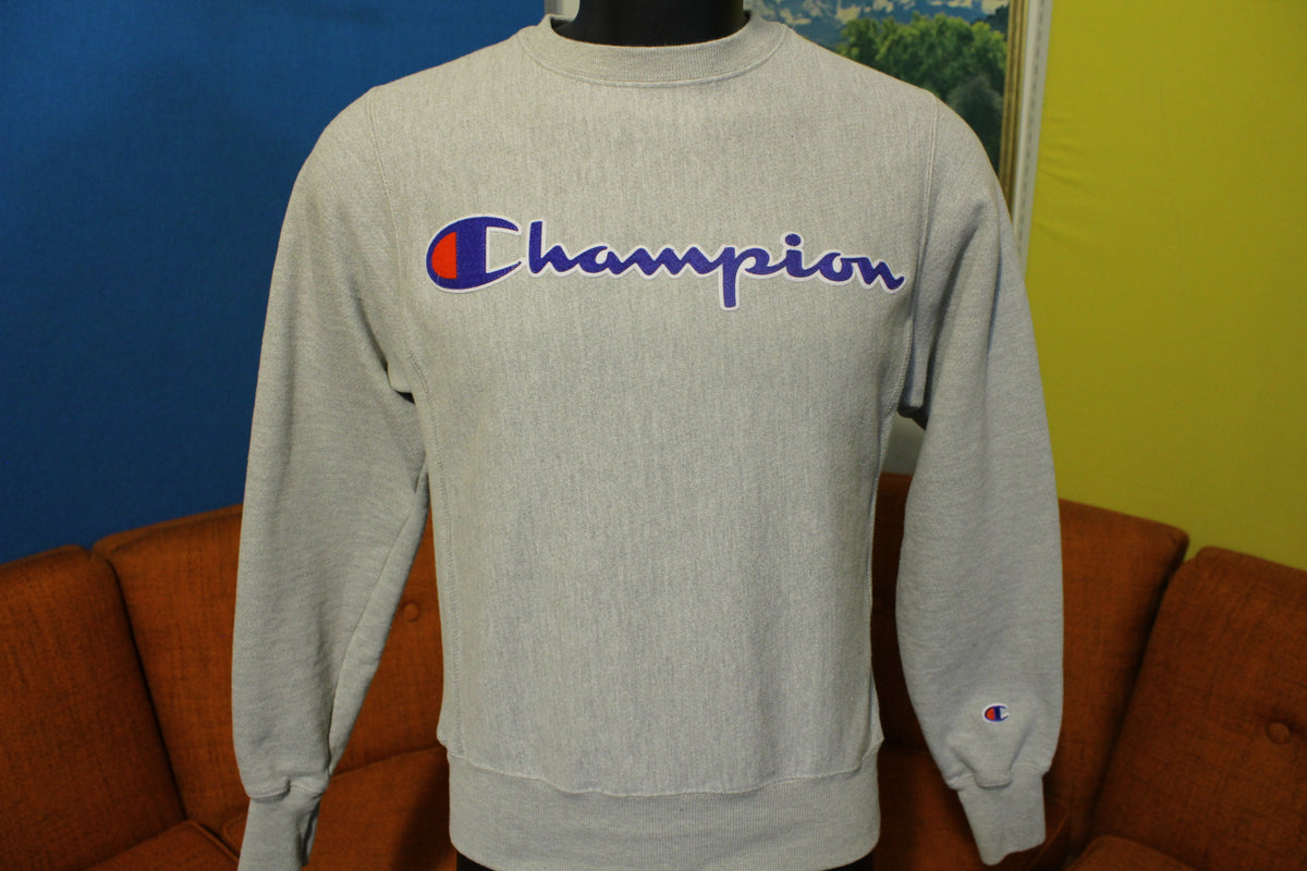 Kort levetid Kejser vælge Champion Reverse Weave Jumper Sweatshirt Embroidered Logo Winter Weigh –  thefuzzyfelt