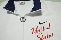 USA Track & Field Vintage 90s Nike Deadstock NWOT Olympic White Track Jacket