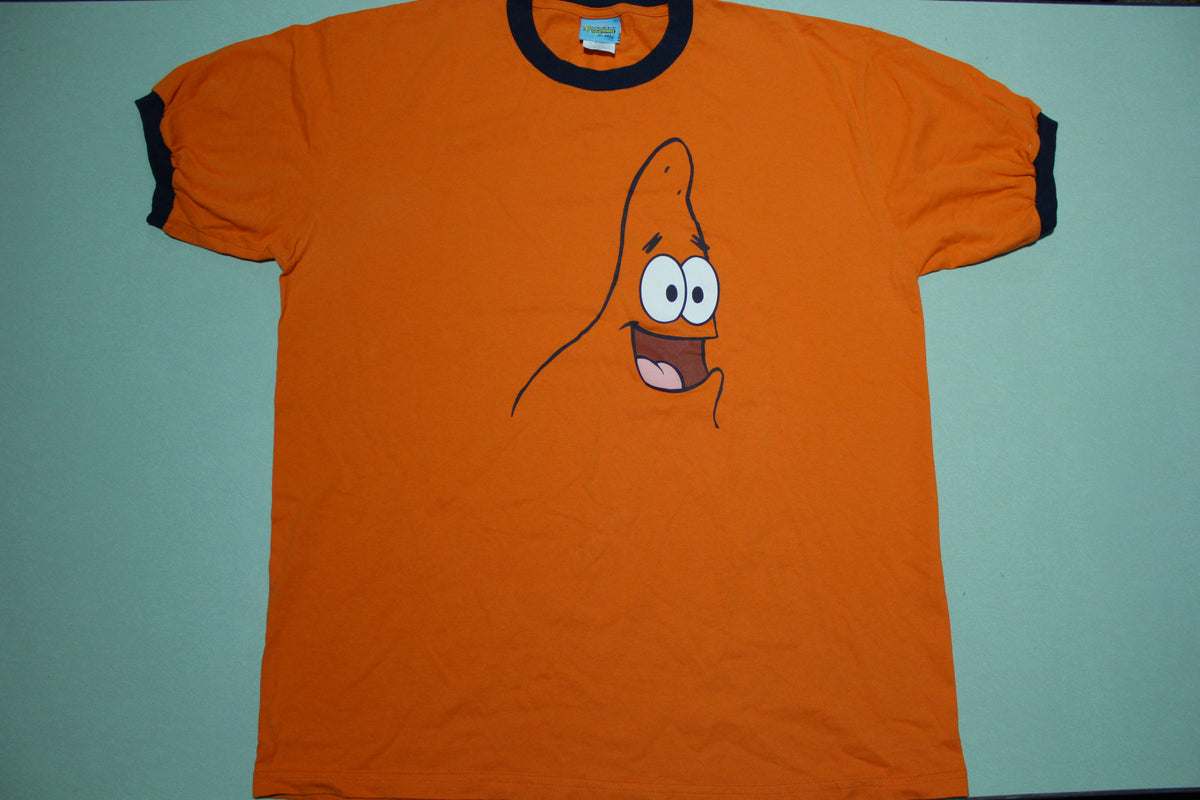 SpongeBob Square Pants Patrick 2003 Hello Do I Know You Cartoon Movie Promo T-Shirt