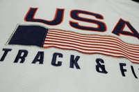USA Track & Field Vintage 90s Nike Deadstock NWOT Olympic White Track Jacket