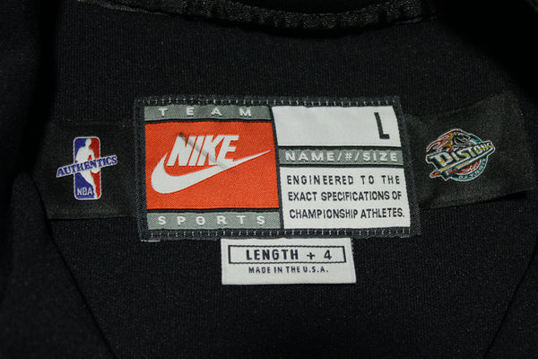 Detroit Pistons Vintage 90s Nike Deadstock Team Game Issue 1998-99 Warm Up Jacket